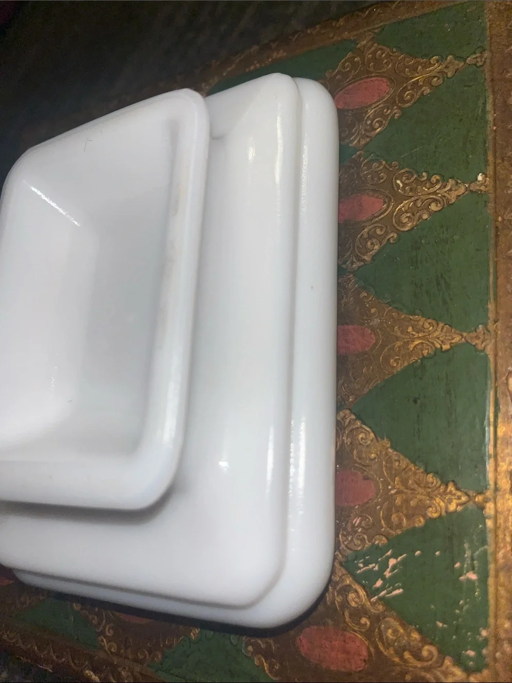 Vintage Avon Milkglass Soap Dish